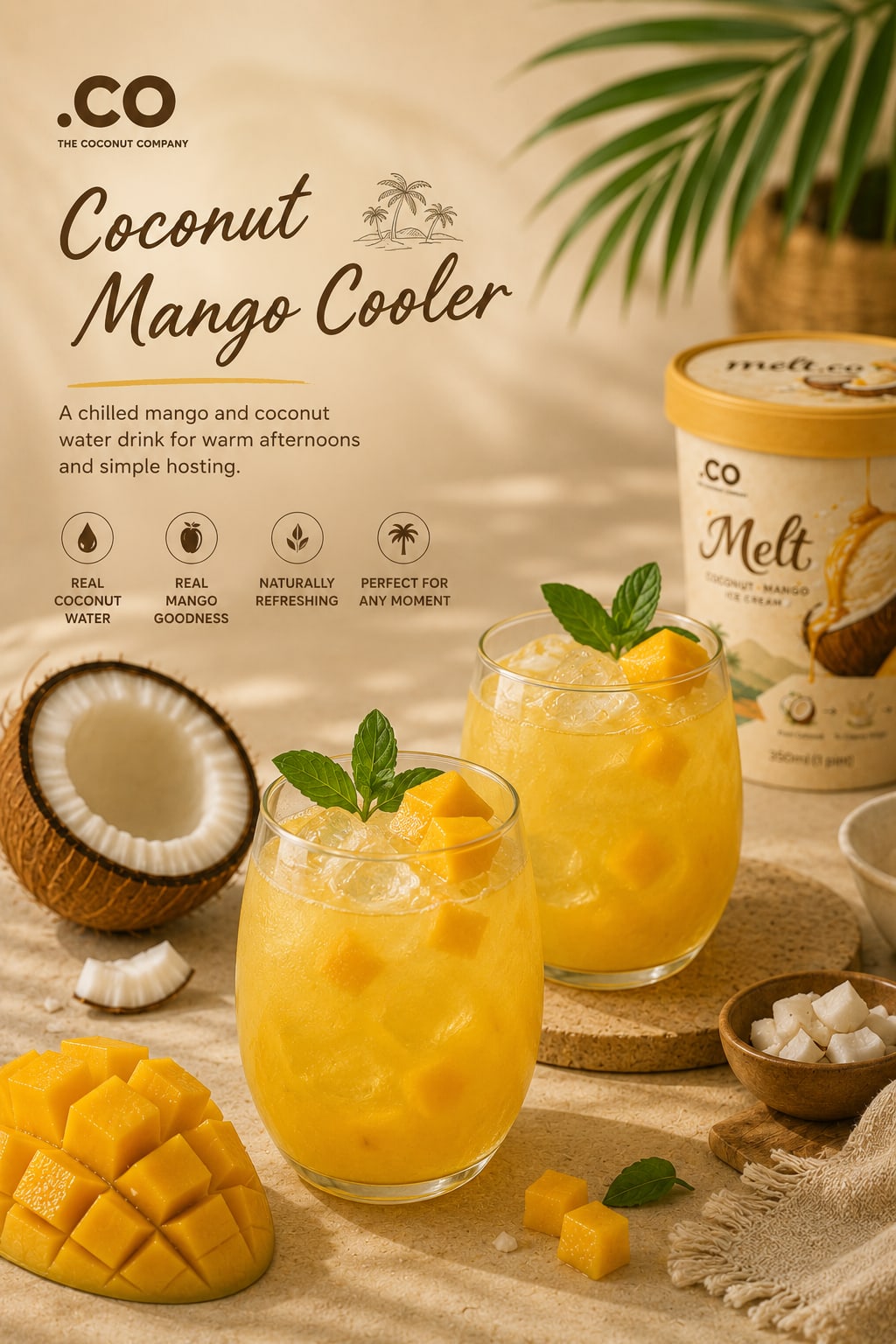 Coconut Mango Cooler