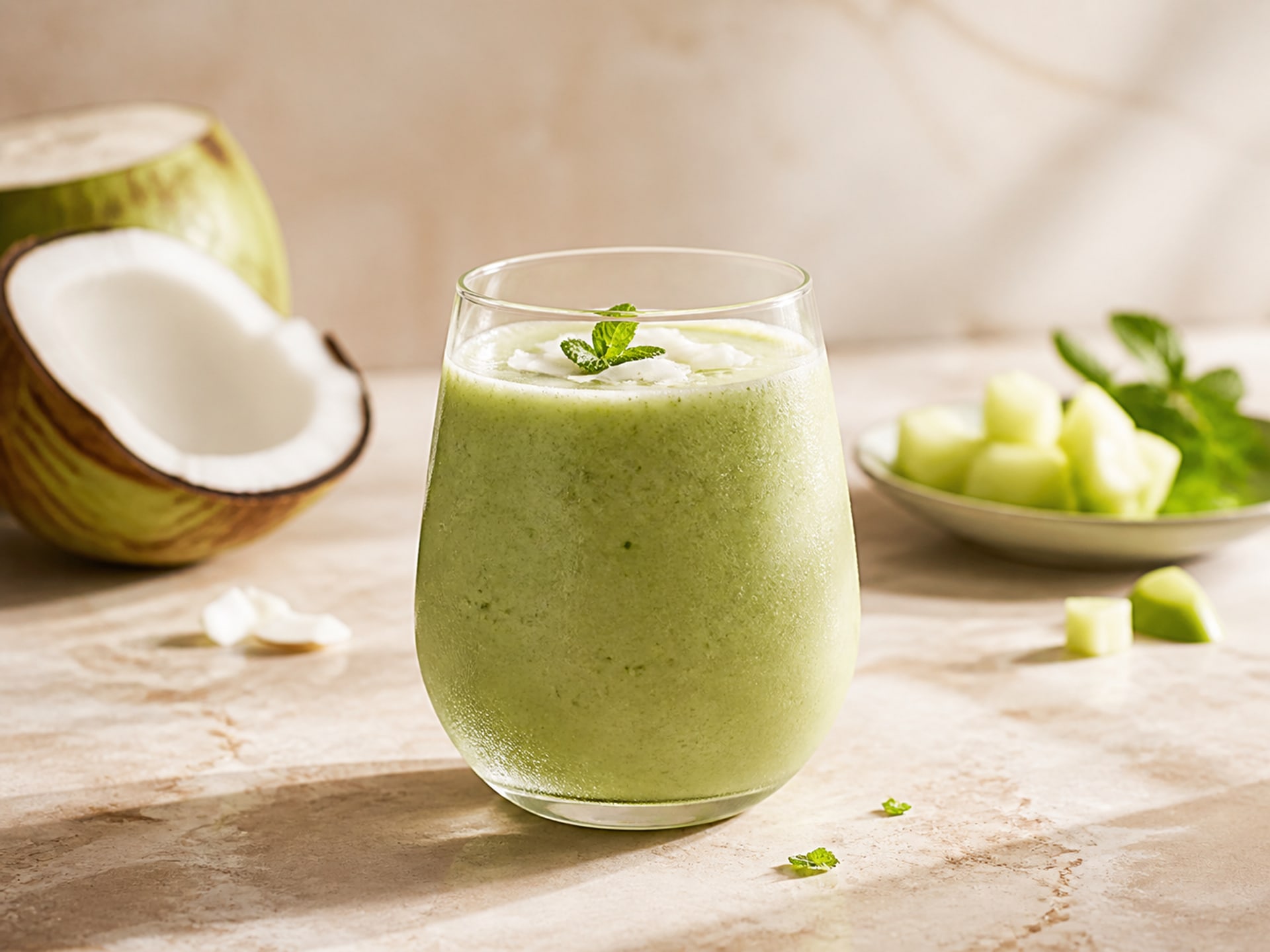 Tender Coconut Smoothie Bowl
