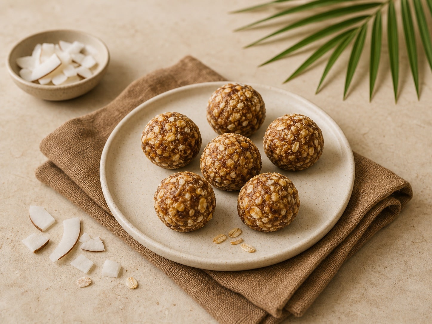 Toasted Coconut Energy Bites