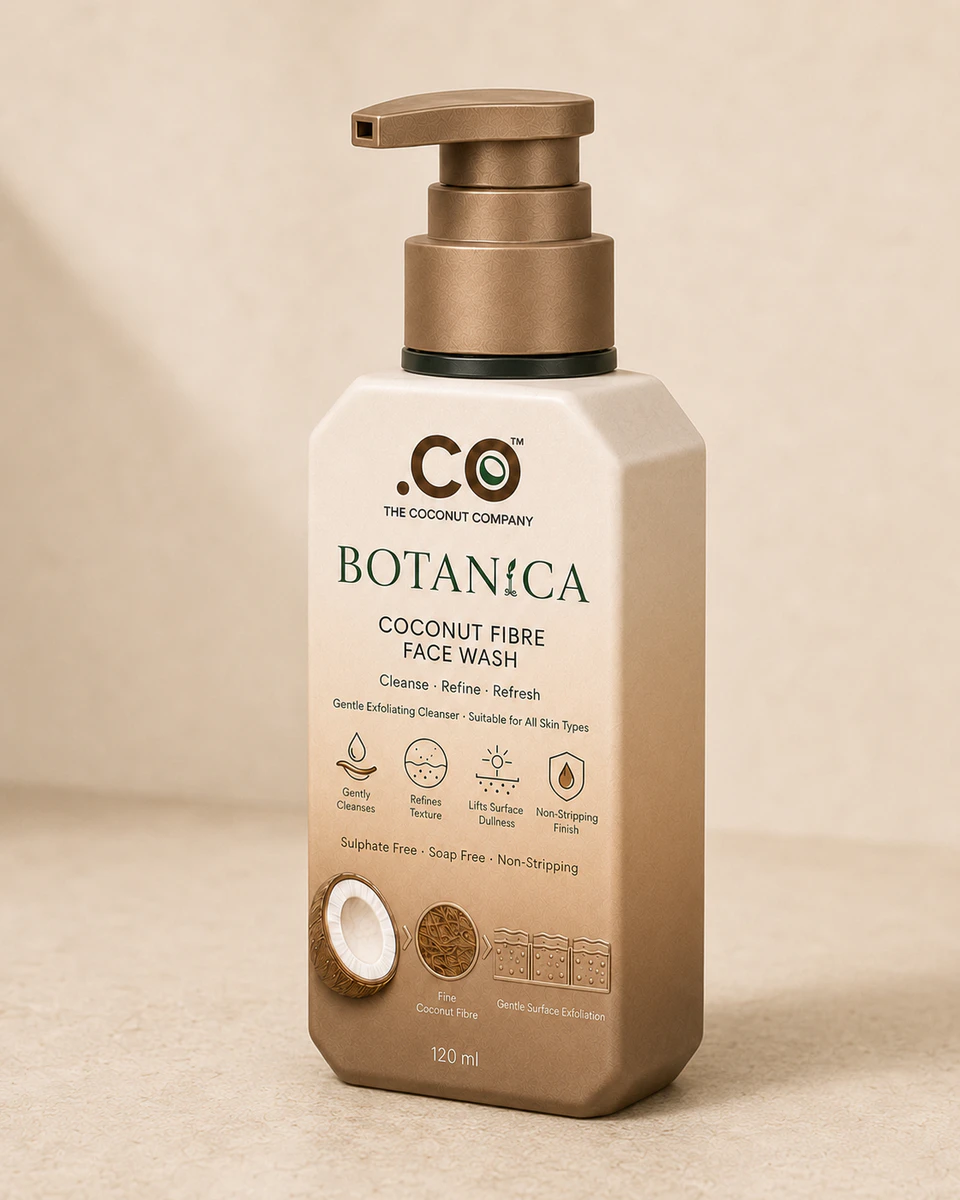 .CO BOTANiCA Coconut Face Wash product detail and packaging
