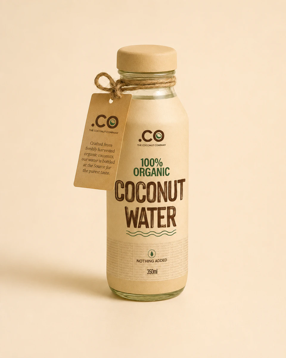 .CO Water product detail and packaging