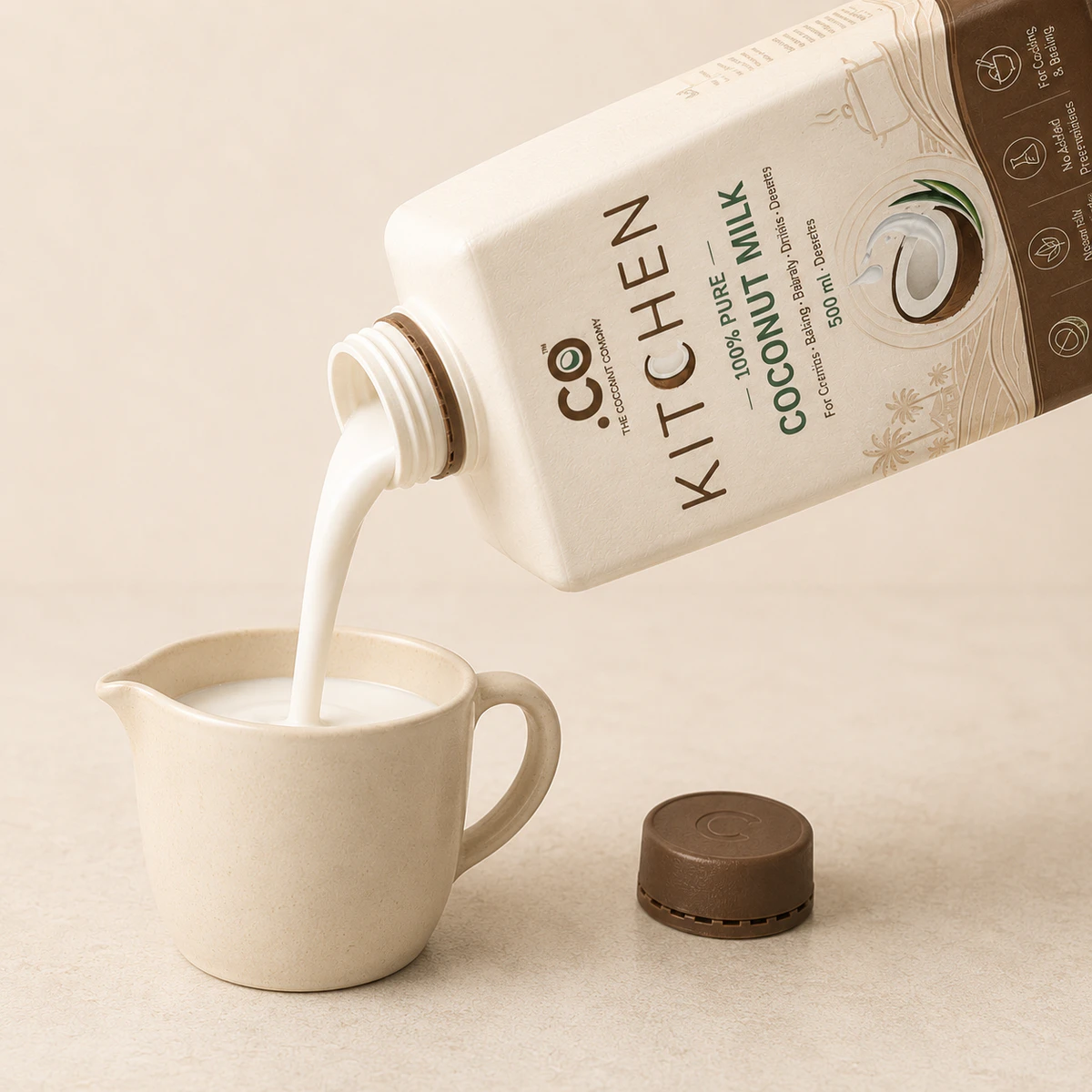 .CO Kitchen Coconut Milk lifestyle composition