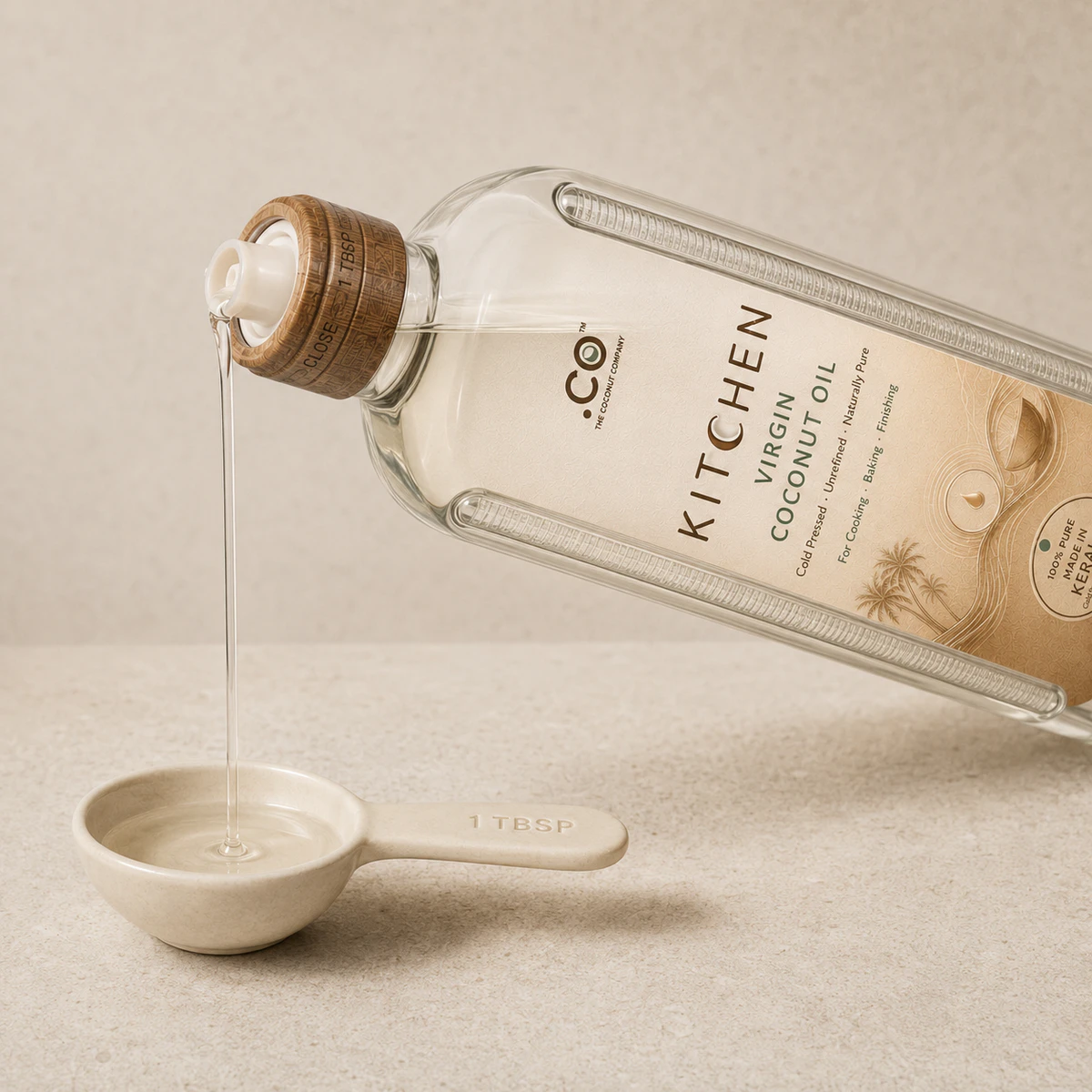 .CO Kitchen Coconut Oil lifestyle composition